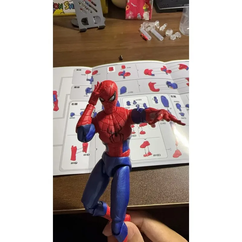 

In Stock New BLOKEES Marvel Heroes Beyond Series Spider-Man Brand New Day Action Figure Assembly Model Kit Toys Gifts