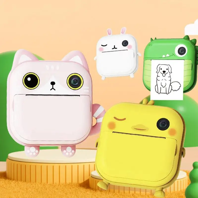 

Children's Instant Print Camera Thermal Printer Mini Kids Digital Photo Camera Girl's Toy Child Camera Video Boy's Birthday Gift