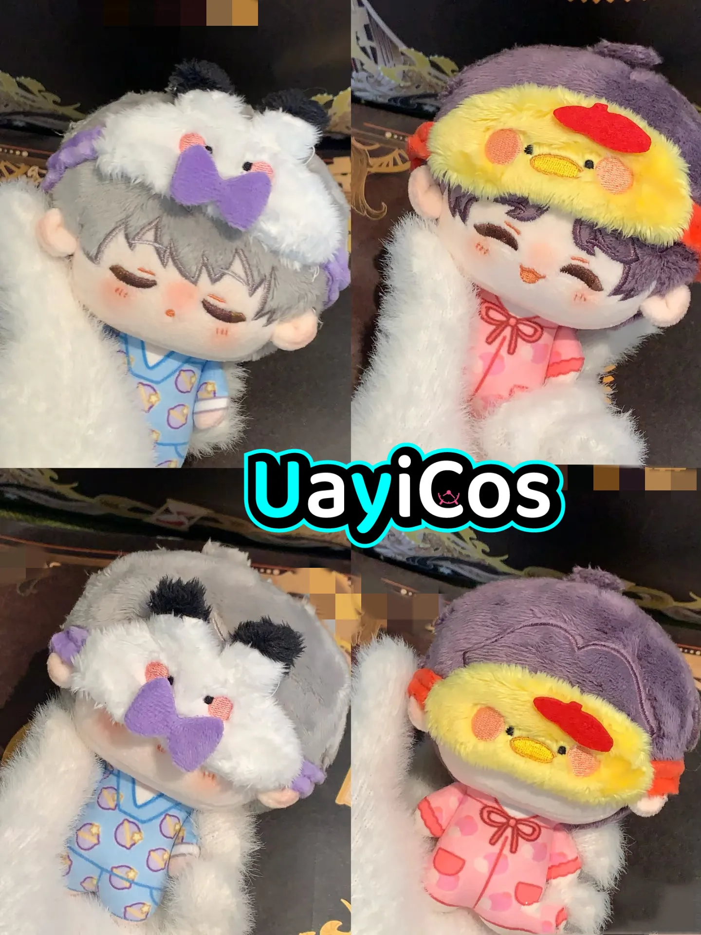 

10 см маска для глаз Love and Deepspace Sylus Caleb Xavier Zayne Rafayel Sweet Sleep Мягкие плюшевые игрушки для куклы Одежда Брелок Сумка Игрушка для детей