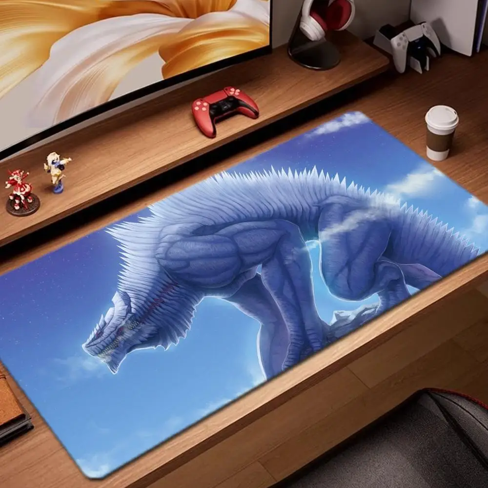 

fantasy creature Mouse Pad Game Accessories keyboard pad XXL large locking edge 900X400 mm table mat Gaming mousepad