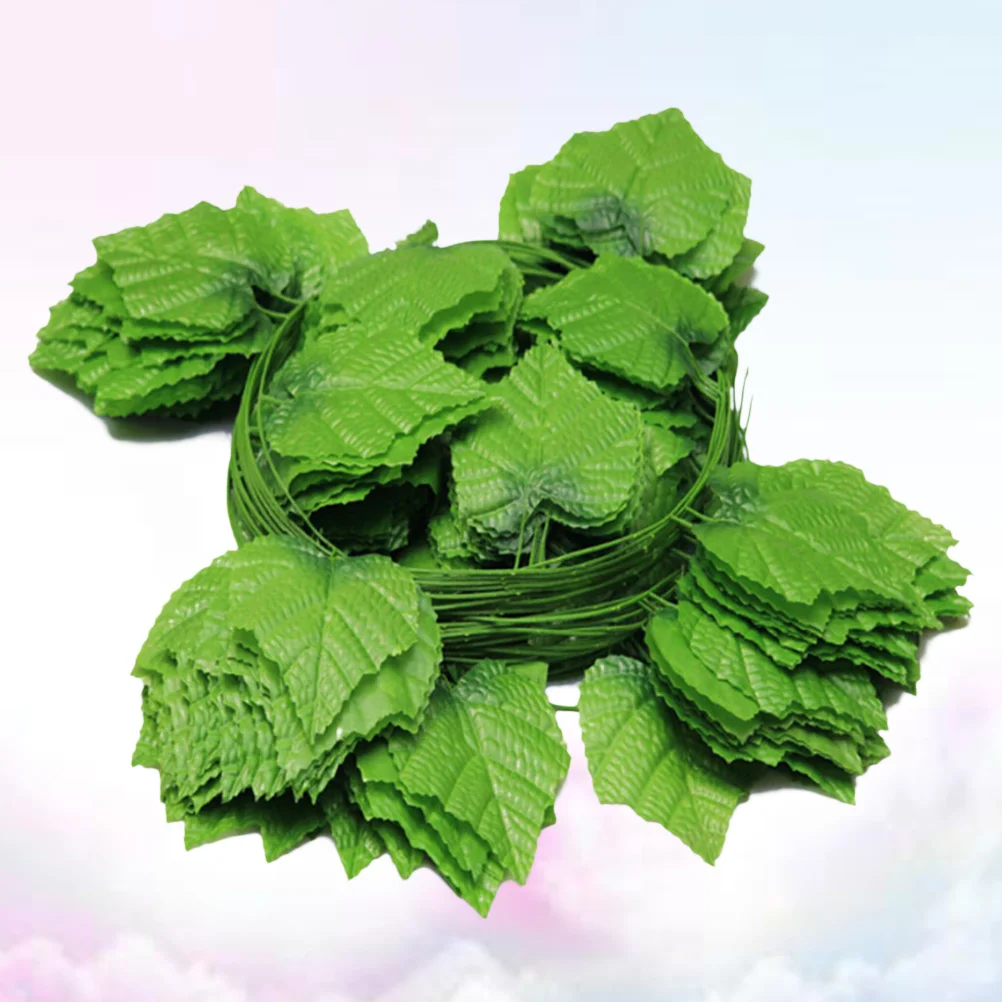 

10Pcs 2.4m 66 Leaves Artificial Wall Hanging Vine Foliage Leaf Garland Plants Decor Home Office Coffee House Long Lasting