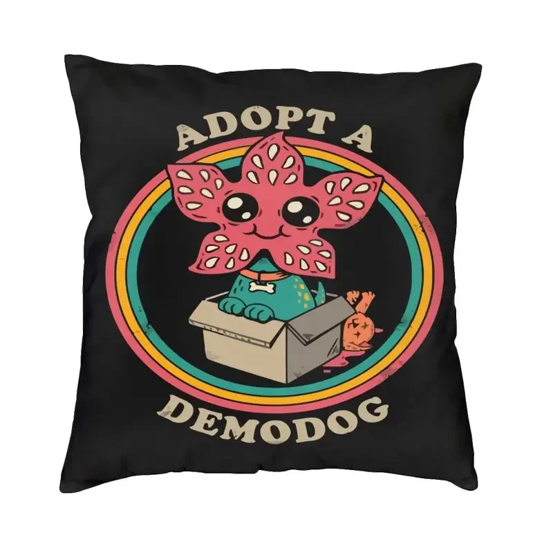 Stranger 80s Demogorgon Things Horror Tv Dustin Upside Down Throw Pillow Cover Home Decor Demogorgon Cushion Cover Pillowcase