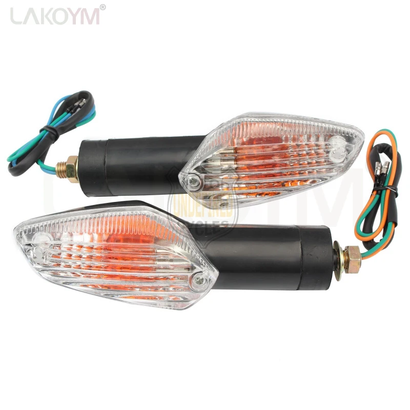 

1Prs Turn Signals Light Amber Indicator Blinker For Honda CBF150 2004-2016 CBR250R 2011-2015 CB300F 2015-2020 CBR300R 2014-2020