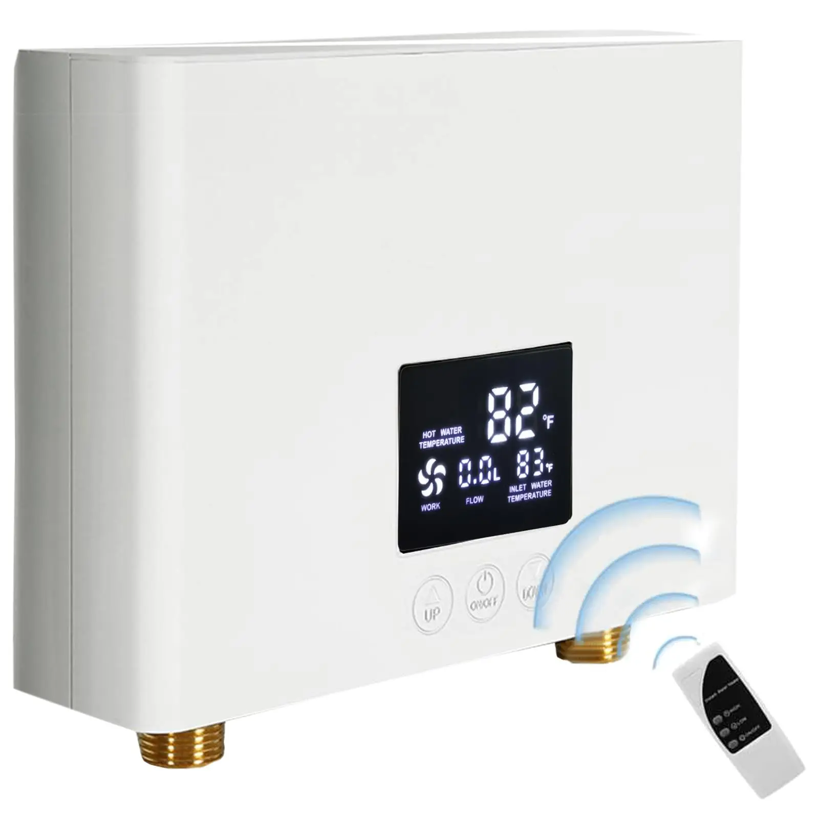 Electric Tankless Water Heater 220VConstant Temperature Instant Hot Water Heater with Remote Control Digital Display for kitchen