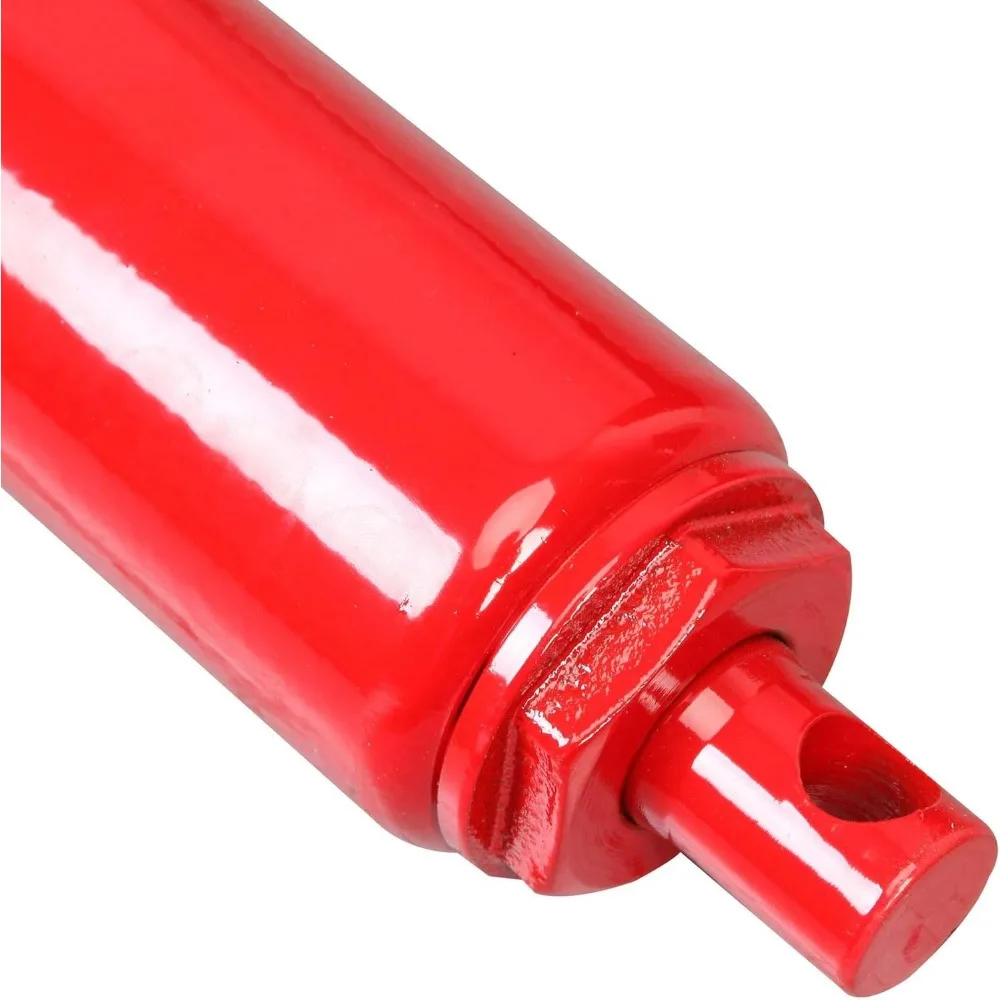 8 Ton Hydraulic Long Ram Jack with Double Piston Pump & Clevis Base for Garage and Farm Use