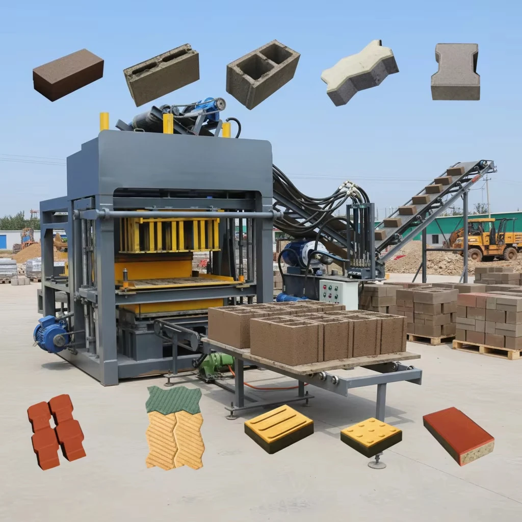 Practical Brick Making Machine Concrete Block Molding Gear for Making Solid Hollow Cement Construction Bricks