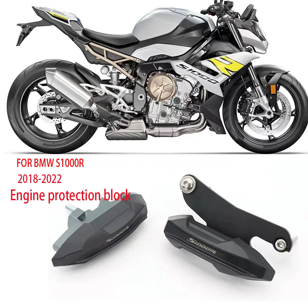 NEW 2018-2020 Motorcycle Frame Sliders Pad Protector Guard Anti-Fall Glue Falling Protection Pads Set For BMW S1000R 2021 2022