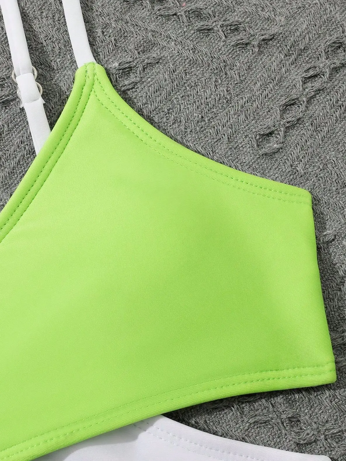 Conjunto de Bikini con falda para niñas, traje de baño de cintura alta, ropa de playa, 4 piezas, 2023