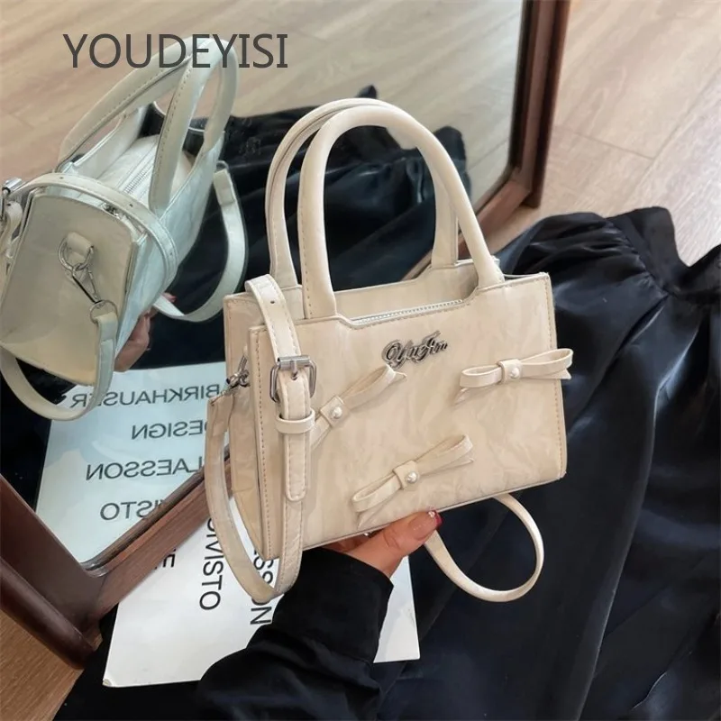 YOUDEYISI Fashion Handbag Women\'s Bag New Simple and High-end Small Square Bag 2024 Niche Diagonal Shoulder Bag