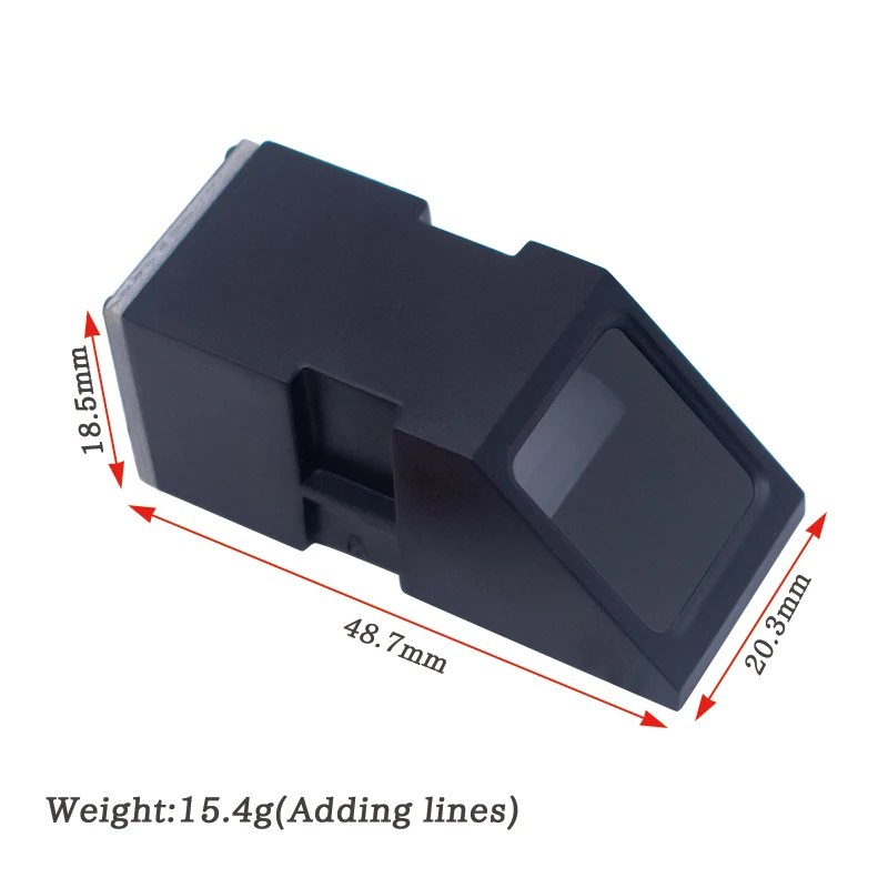 Imagem -02 - Óptico Fingerprint Reader Sensor Módulo para Arduino Fechaduras Interface de Comunicação Serial As608