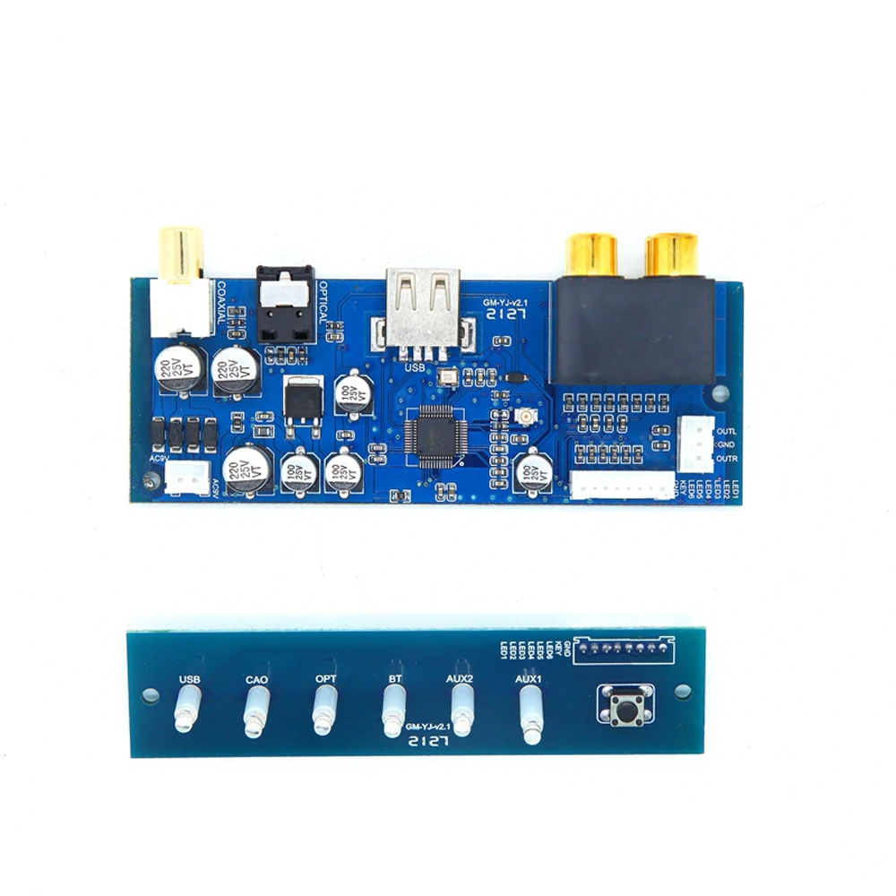 

DAC Fever Grade HiFi Decoder Board 192KHz 24BIT Fiber Coaxial USB Bluetooth 5.0 U Disk