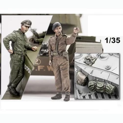 Unassambled 1/35 modern man British Army Centurion Crew soldier figure Resin figure miniature model kits Unpainted