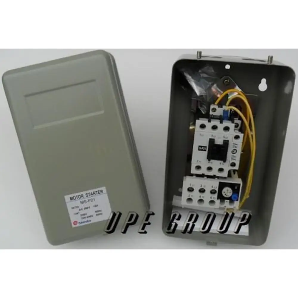 Electric Motor Control 5HP Magnetic Starter Overload Relay NEMA 1 Enclosure 3-Phase 208-240VAC