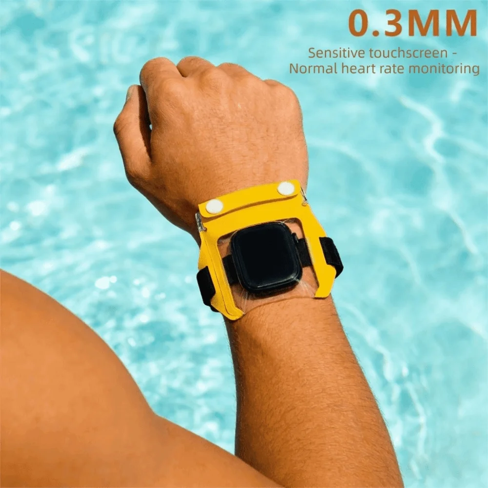 IPX8 Waterproof Smartwatch Waterproof Protective Pouch Sealed Portable Underwater Watch Cover Touchscreen Compatible