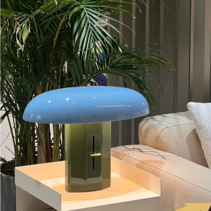 القرون الوسطى شخصية الجدول مصباح الفطر مصباح غرفة المعيشة مصباح أرضي غرفة نوم السرير ضوء غرفة الديكور LED أضواء الألومنيوم #1