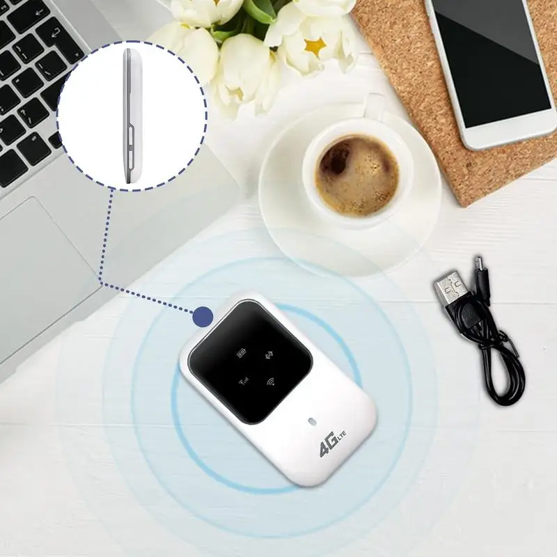 Portable WiFi Device Mobile Hotspot Device Wide Coverage Mobile WiFi Hotspot Compact WiFi Mobile Hotspot Travel WiFi Router For