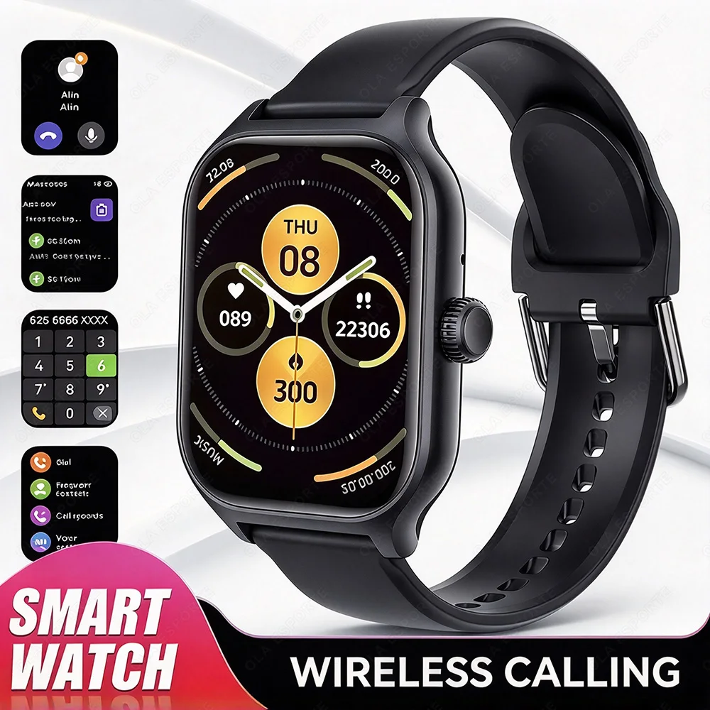 Smart Watch For Android IOS Watches 1.83 Inch HD Display Bluetooth Call Message Alert Music Sports Mode Smartwatch Men Women H10