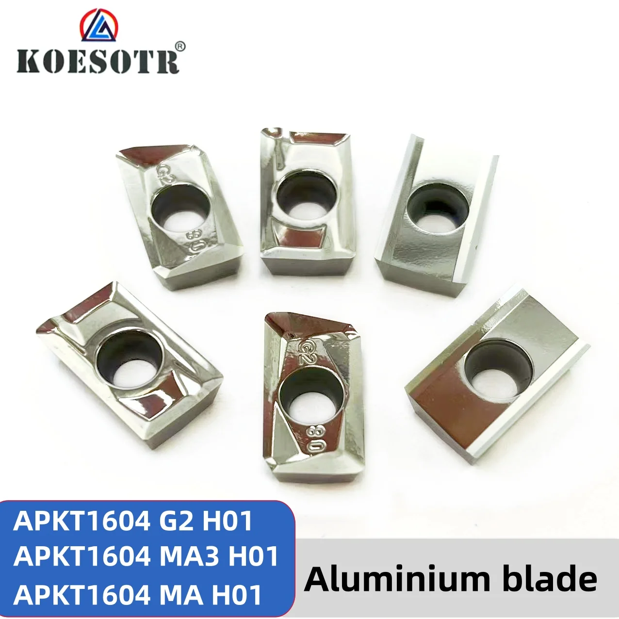 APKT1604 PDFR G2 H01 Aluminum Milling Insert Turning Tool CNC Cutting Tool APKT 1604  MA H01 High Quality Turning Insert