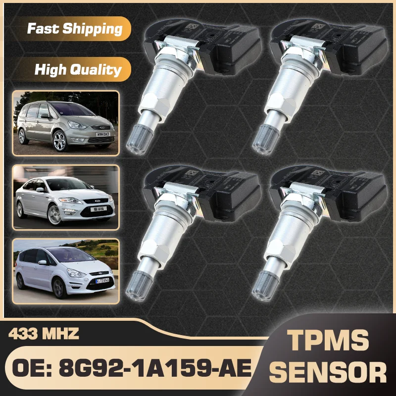 

8G92-1A159-AE TPMS Tire Pressure Sensor Monitoring System For Ford Galaxy Ford Mondeo Ford S-Max 2006-2015 9659452180 9634866180