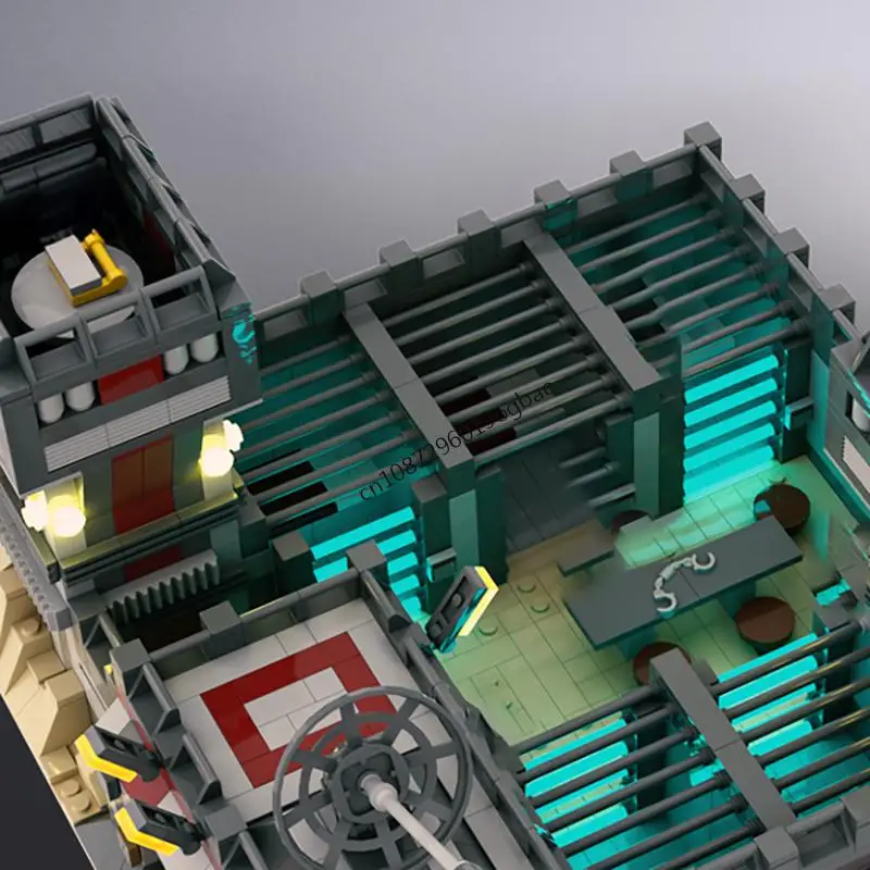 Nieuwe 1639 Stuks Beroemde Ster Battle Film Moc Geklonkt Base Gevangenis Model Custom Puzzels Diy Creatieve Ideeën Kinderen Speelgoed Verjaardagscadeautjes