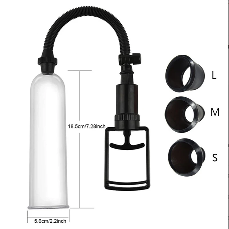 Manual penis pump sex toys for men penis enlargement vacuum pump for penis enhancement male masturbator adult penis extender too