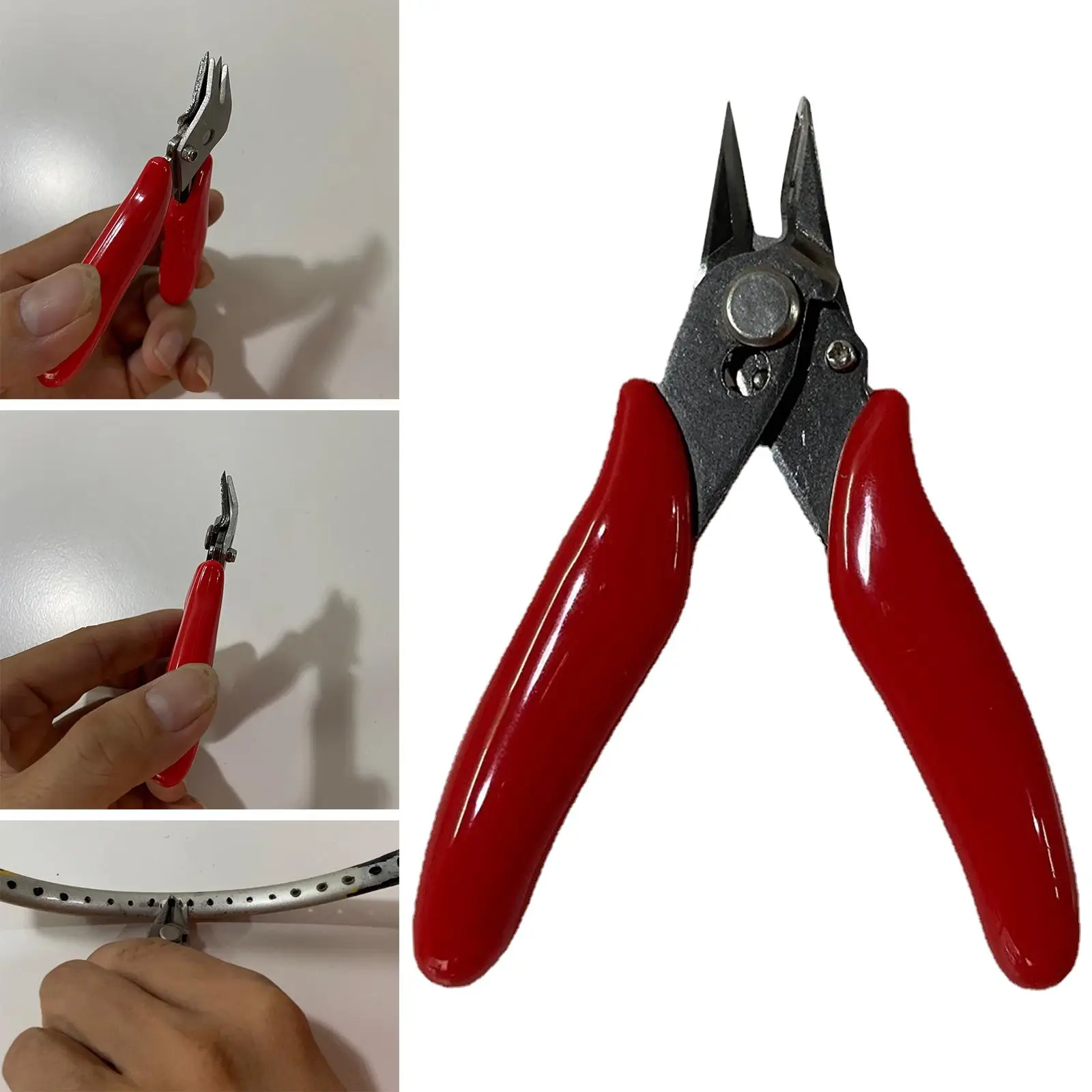 

Diagonal Pliers, Wire Cutter Non Slip for Badminton Cutting Fixed Length Conduit