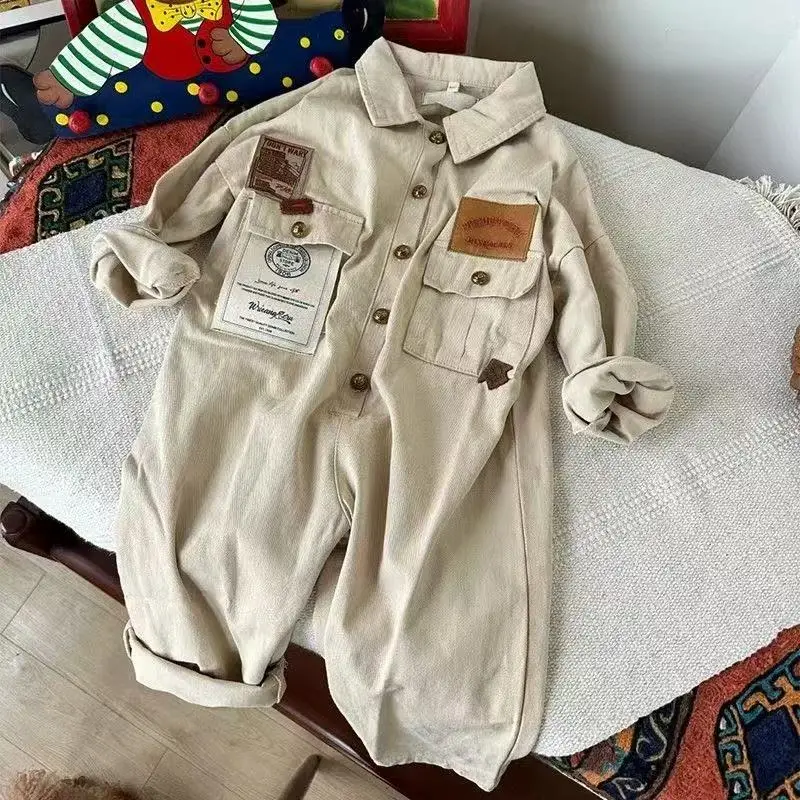 Boys Jumpsuit  Spring and Autumn New Arrival Cool Handsome Stylish Korean Style Pants Well Designed Fashion Overalls