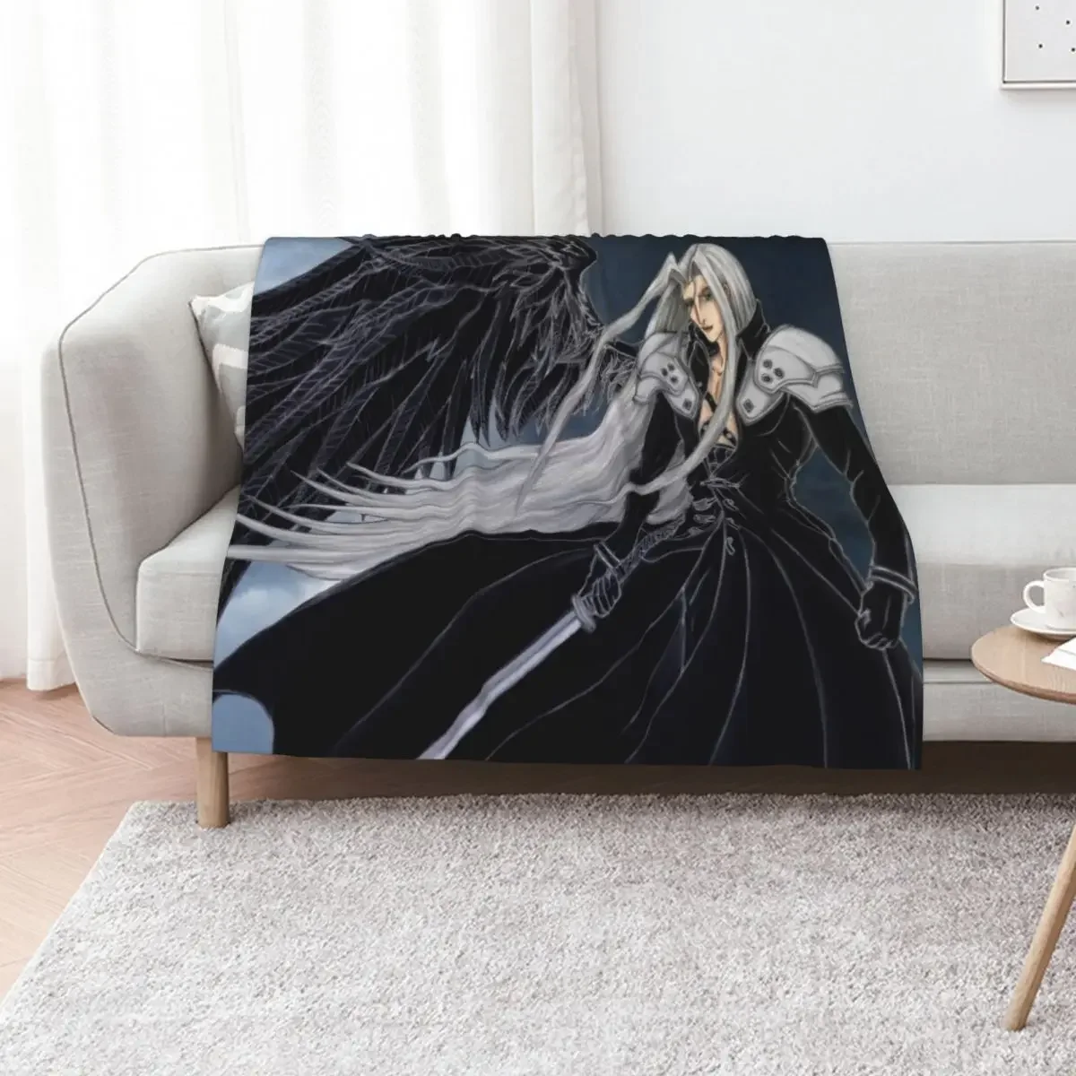 

Sephiroth - The One Winged Angel Throw Blanket Soft Big for winter Heavy sofa bed Blankets