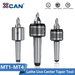 XCAN Lathe Live Center Taper Tool MT1 MT2 MT3 MT4 Triple Bearing CNC Live Revolving Milling Center Taper Lathe Machine Tools