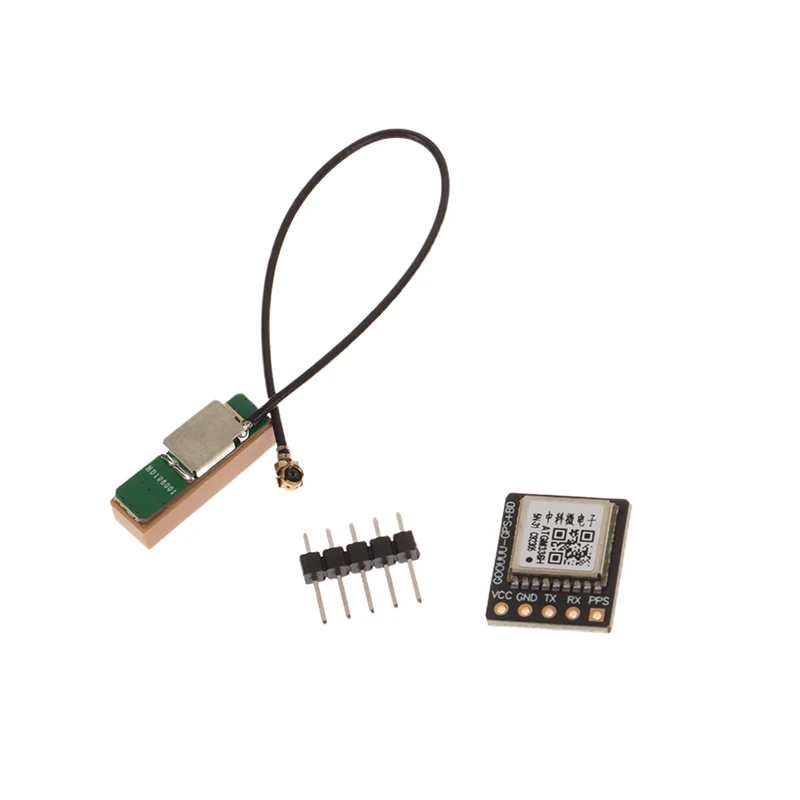 GPS + BDS Beidou Módulo de Modo Duplo Controle de Voo Navegador de Posicionamento Satélite/w Pinos de Antena ATGM336H Substituição Para NEO-M8N