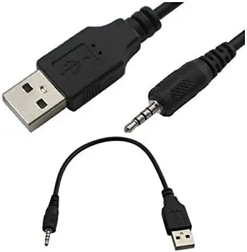 Replacement 2.5mm USB Charging Cord for JBL Synchros E40BT E50BT J56BT S400BT S700 Headphones and More