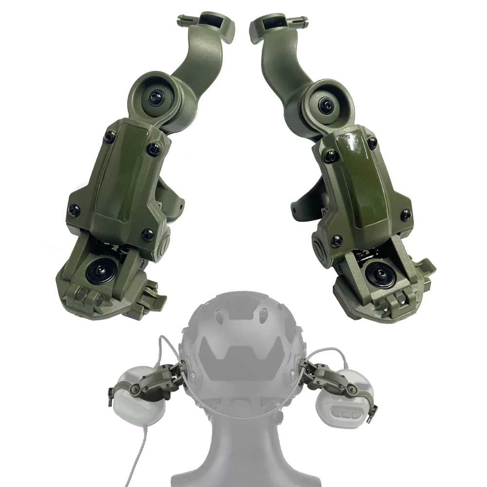التكتيكية سماعة جبل EARMOR M32 السكك الحديدية جبل قوس سريعة خوذة السكك الحديدية محول تركيب تعليق سماعة جبل
