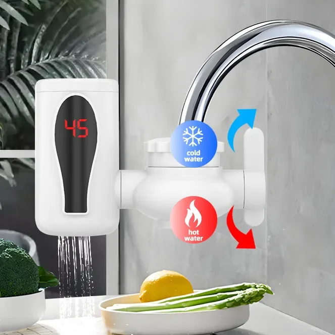 DurableHeating Faucet New Connection Type Free Installation Of Hot And Cold Dual-purpose Instant Heating Electric Water Heater