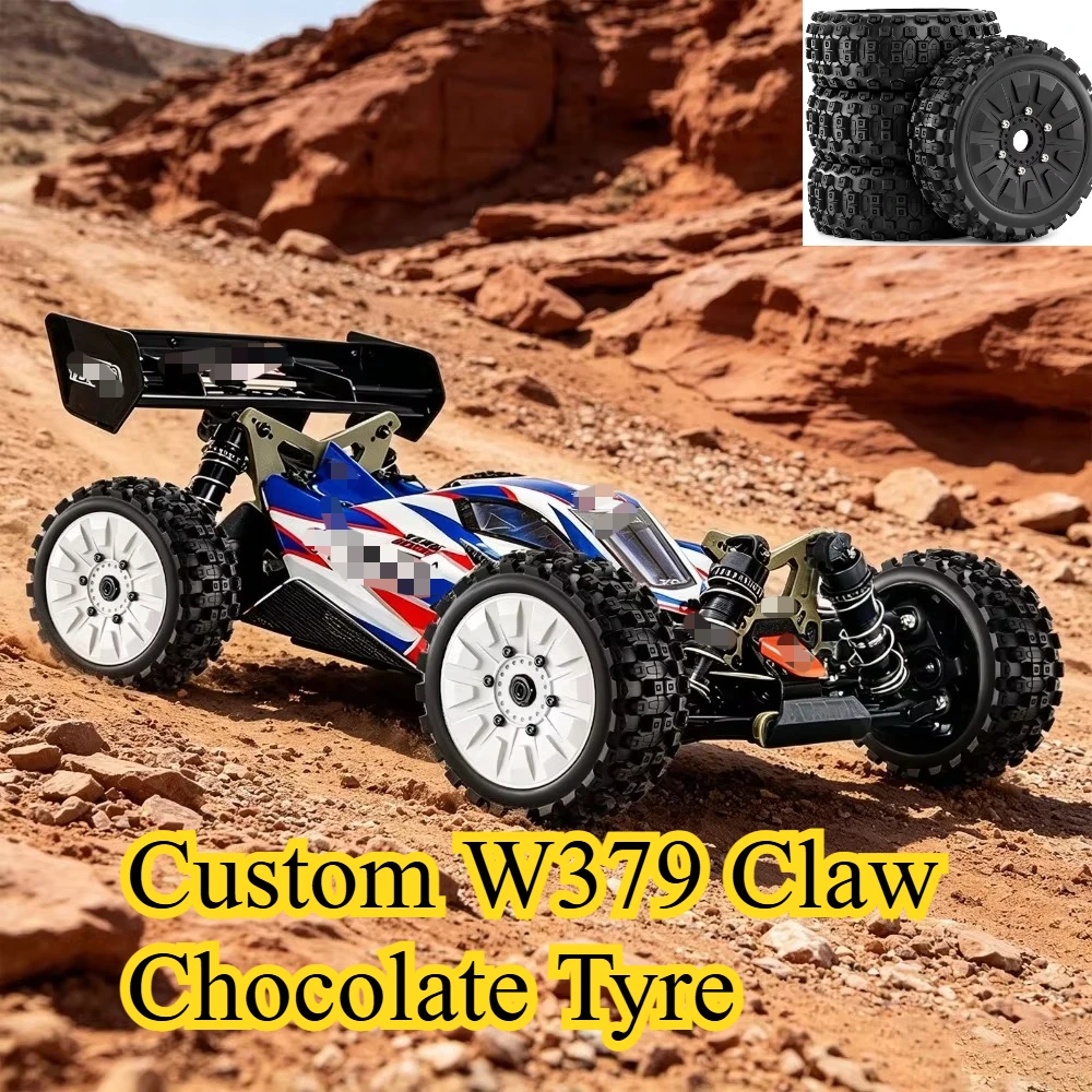 Claw Chocolate Off Road RC Buggy Tire W379 17mm Hex 1/8 Scale For ARRMA Typhon FS KYOSHO custom size Replacement Parts