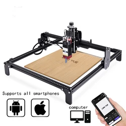 4240 Two Axis Laser Engraving Machine 20W 40W High Power Engraving Phone APP Control Two axis carving small Wood Cutting