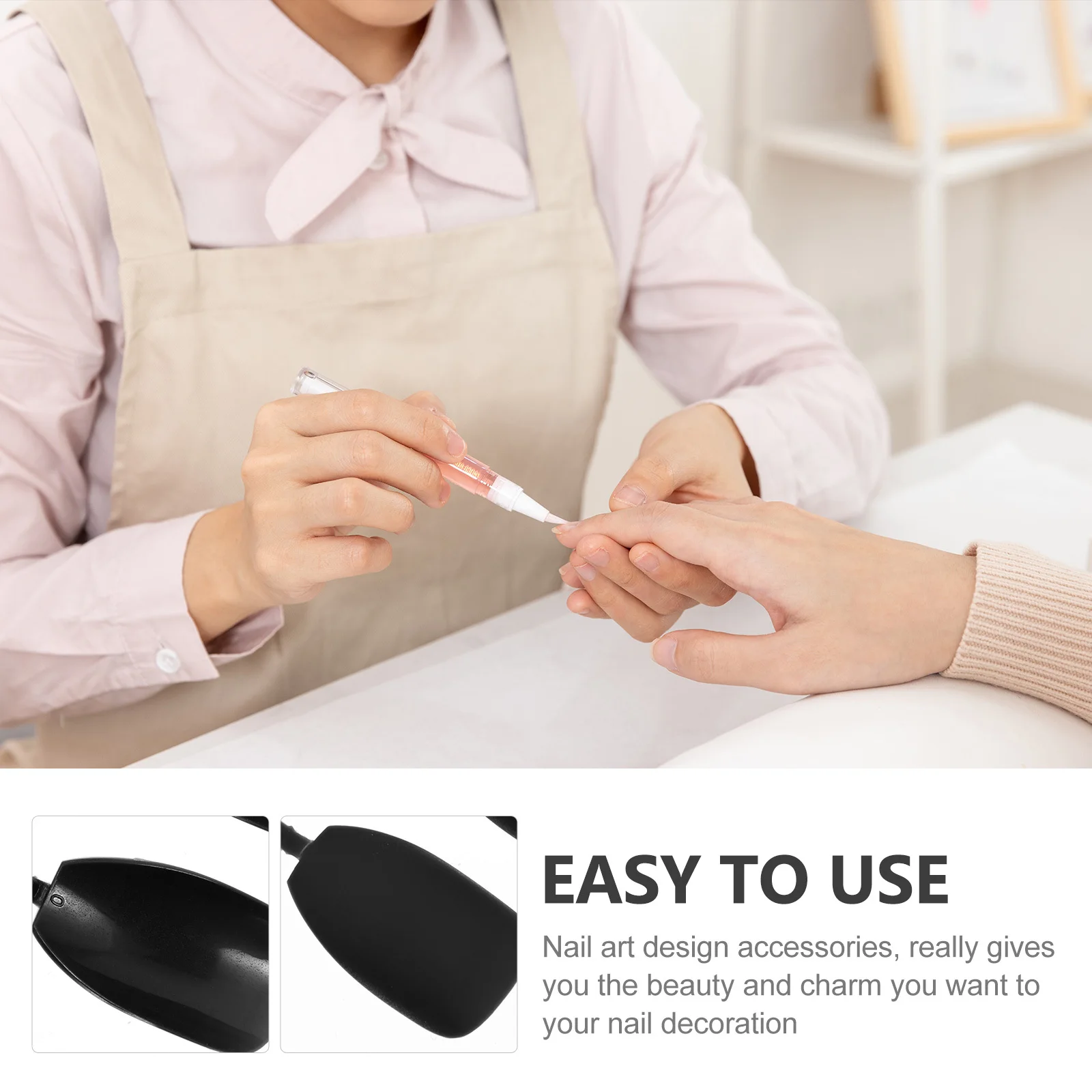 1 Juego de uñas postizas largas, cubierta completa, acabado mate, diseño artístico de uñas elegante para fiesta, decoración de uñas postizas para salón de mujeres