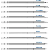 T12 Soldering Solder Iron Tips T12 Series Iron Tip for Hakko FX951 STC AND STM32 OLED Soldering Station Electric Soldering Iron