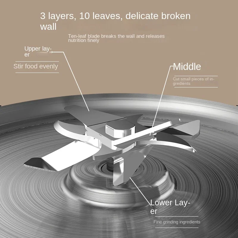 220V 1L Mini Automatic Soybean Milk Machine for Home Use with Automatic Cooking Food Blender Rice Paste Corn Juice Maker