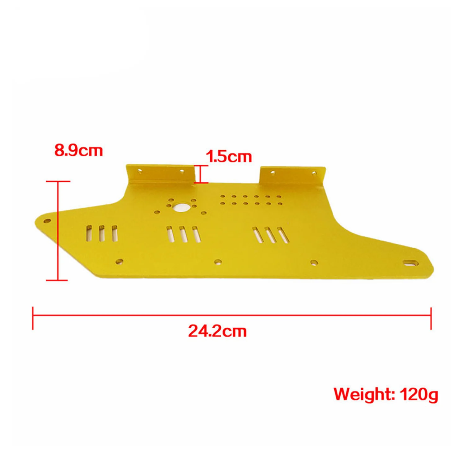 Metal Chassis Aluminum Alloy Plate Side Plate for T300/T800/T900 Tank Chassis DIY RC Toy Part