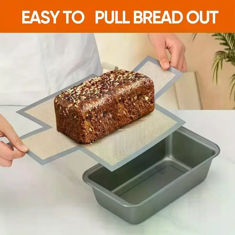 Silicone Bread Loaf Pan for Pans -food Grade Safe Baking Liners Nonstick  Reusable Easy To Clean High Temp Resistant
