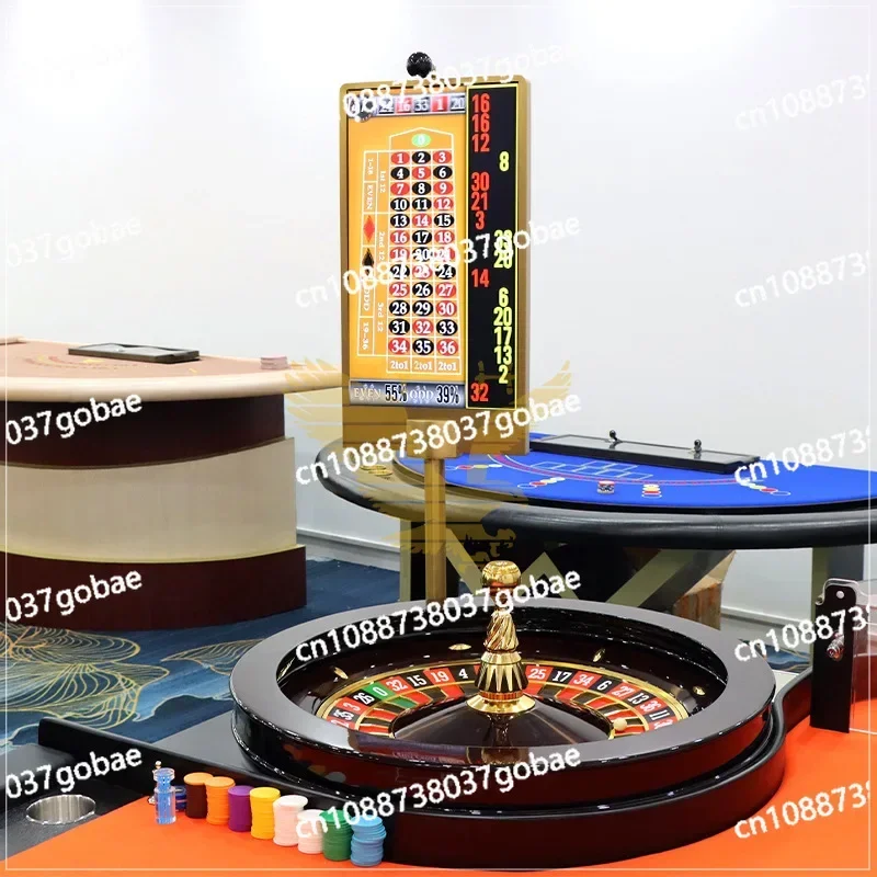 Luxury Roulette Table Automatic System Roulette Entertainment Table Accessories Electronic Waybill System CasinoSystem