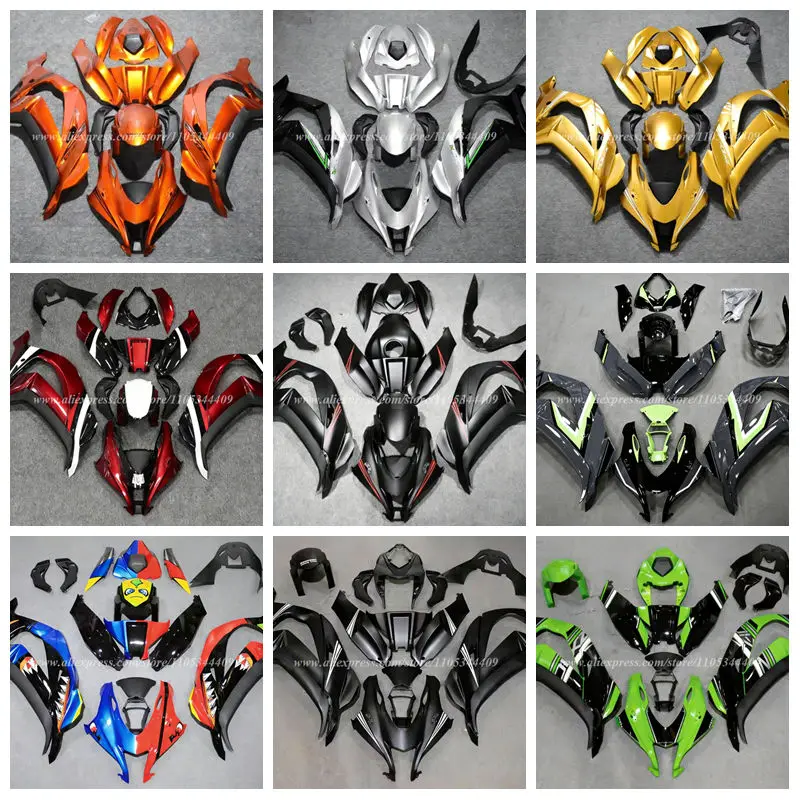 4 new Gift ABS fairing kit Suitable for kawasaki ZX10R 2016 17 18 2019 car accessories multi-color optional Can be customized