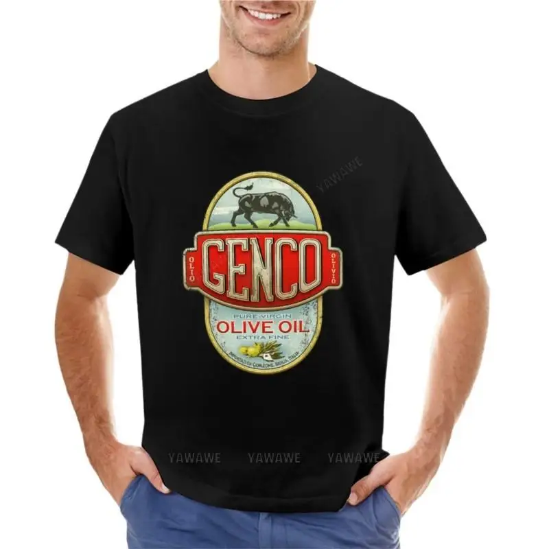 men t-shirts boys white black tops The Godfather - Genco Olive Oil Co. T-Shirt graphic t shirt anime clothes men t shirts