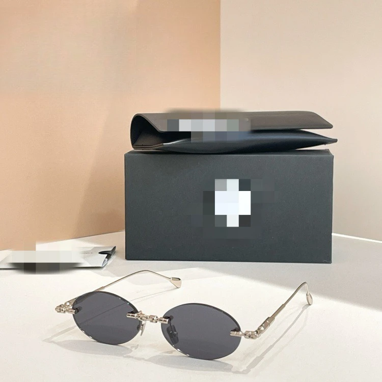 

Rectangle Rimless Oval Sunglasses Unisex UV400 Protection Luxury Retro Designer High Quality Gradient Eyewear luxury designer