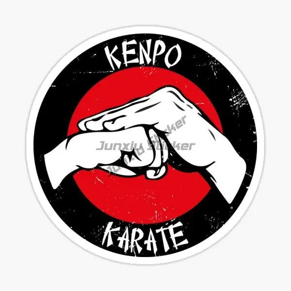 Taekwondo Combat Creative PVC Car Stickers Accessories Van Bicycle Helmet Bumper Window Wall Table Decal Customizable Size
