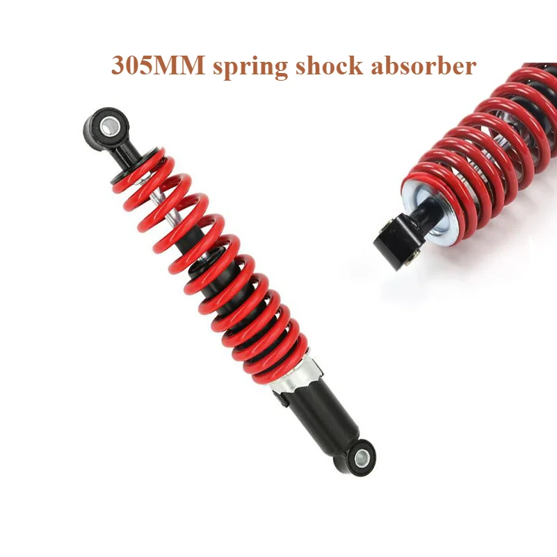 ATV off-road motorcycle beach bike Big Bull 305MM red spring shock absorber suspension