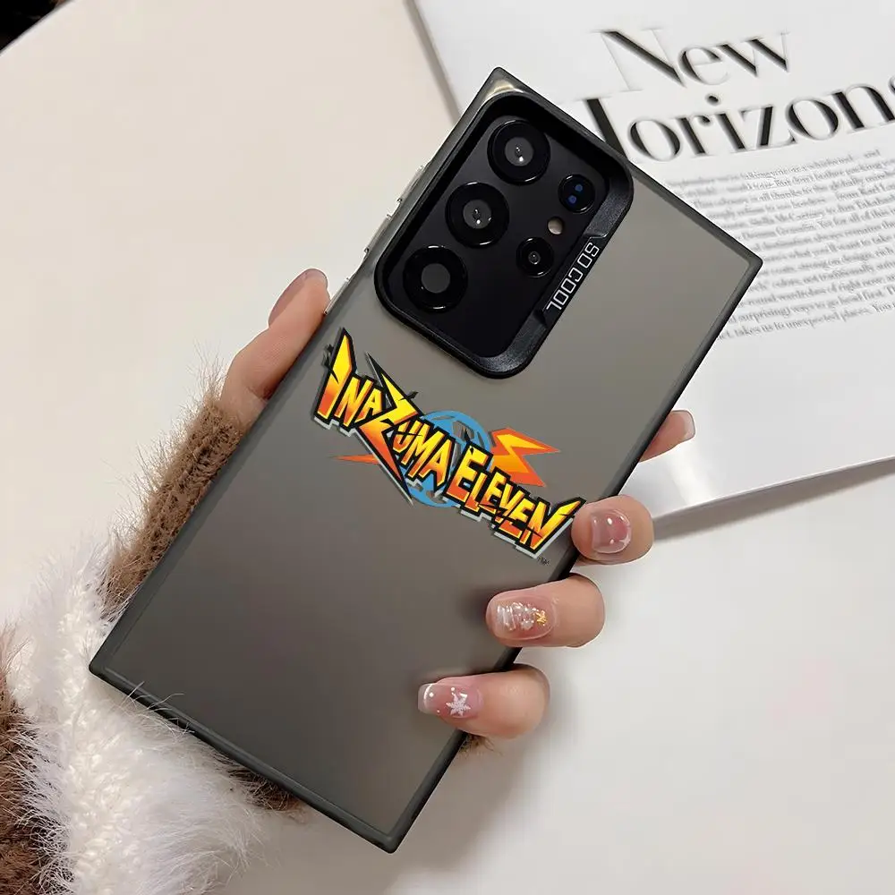 اليابان أنيمي Inazuma E-Eleven جراب هاتف لسامسونج غالاكسي S25 حافة S24 S23 S22 S21 S20 الترا فوندا سيليكون غطاء فضي #2