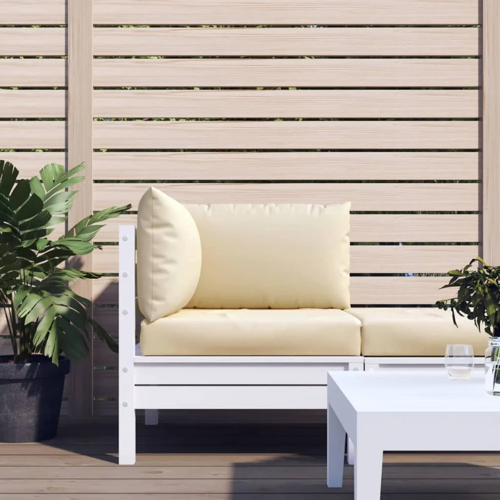 3 PCs beige Oxford fabric pallet cushions