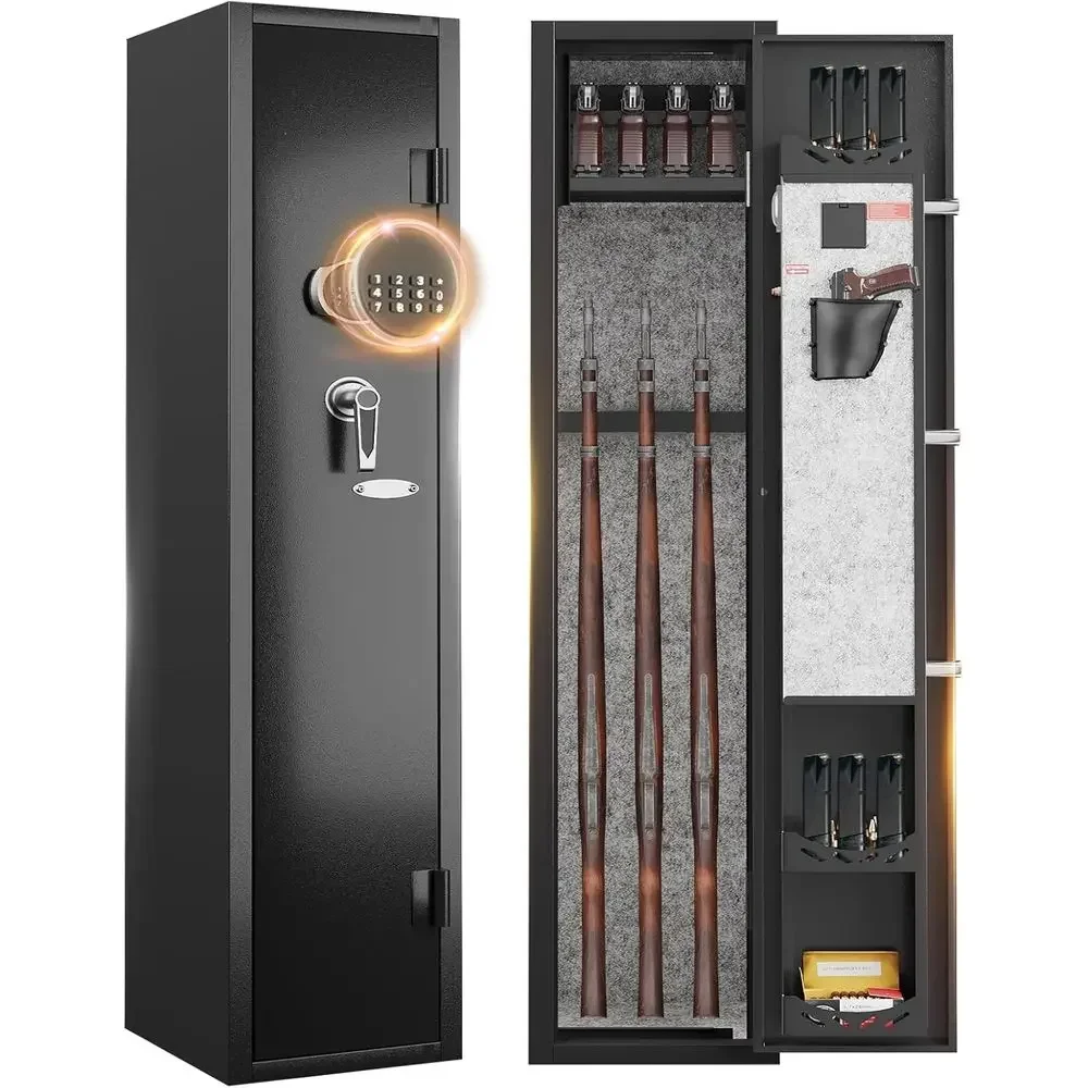 Adjustable Gun Racks for Secure Storage in Various Rooms