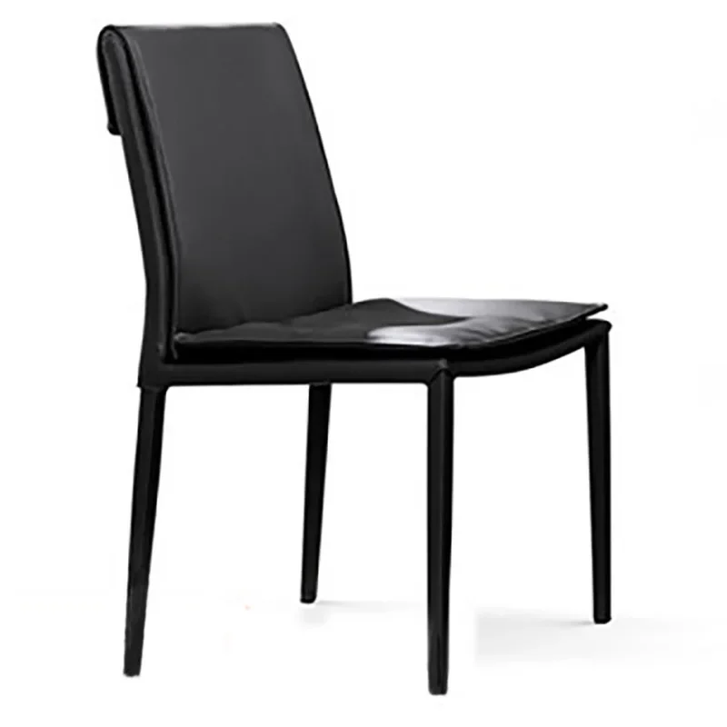 

Italian light luxury Nordic black dining chair Home chair Designer chair